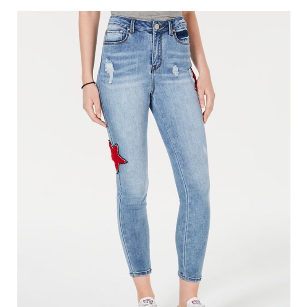 Indigo Rein | Junior’s Star Skinny Jeans Size 3